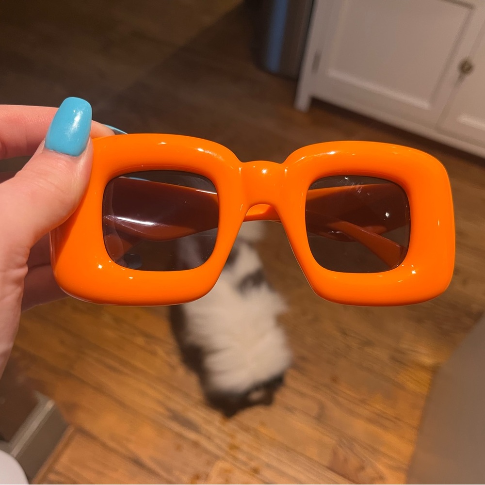 Super mod rad orange sunglasses
